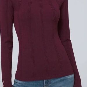 WHBM ribbed turtleneck sweater